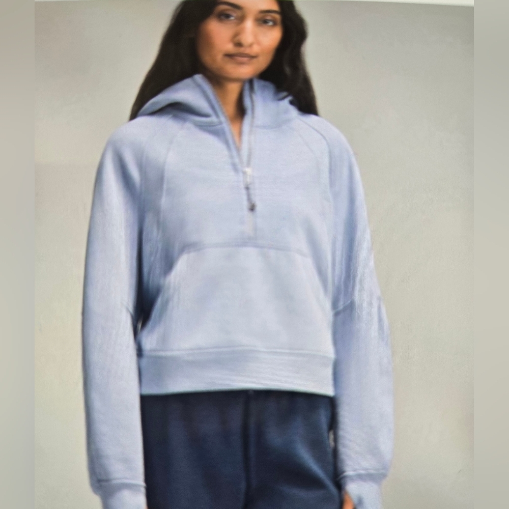 Lululemon Athletica NWT Light Blue Oversized Scuba Hoodie Size M/L